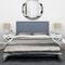 Designart 'Glamorous Morning Fog III' Glam Bedding Set - Duvet Cover & Shams
